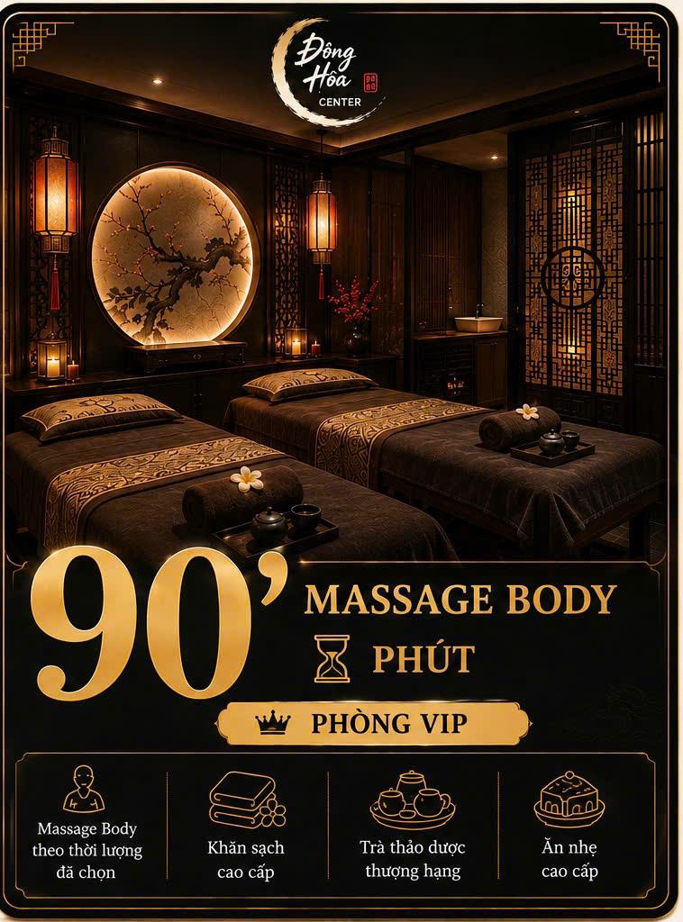 Massage Body 90p - Phòng VIP