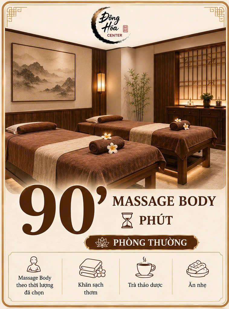Massage Body 90p - Phòng Thường