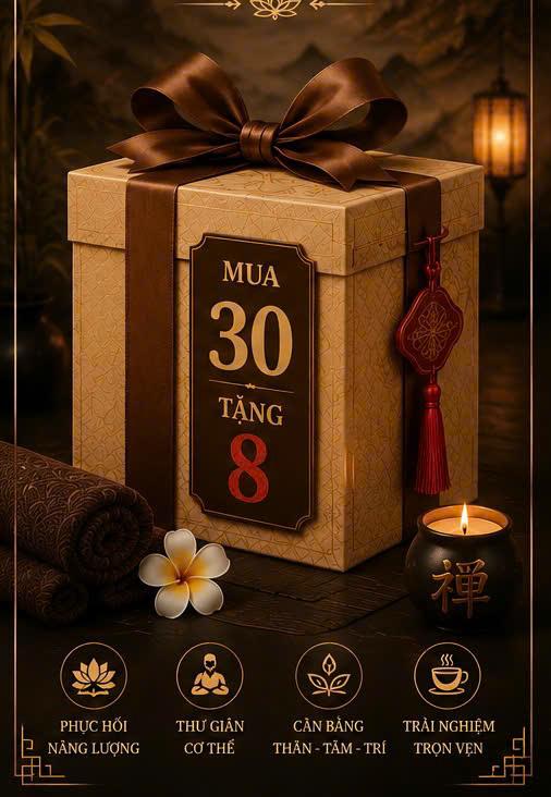 Liệu trình 30B (Tặng 8B) Combo Chuyên Sâu 120p - Phòng VIP